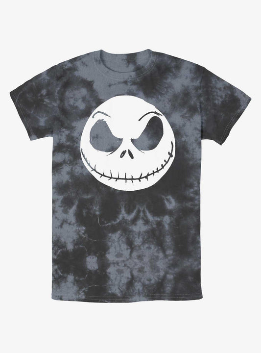 Disney The Nightmare Before Christmas Big Face Jack TieDye TShirt T-Shirt | Holiday Edition | Top Pick For Gifting