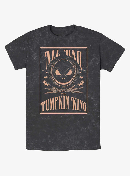The Nightmare Before Christmas Hail The Pumpkin King Mineral Wash T-Shirt
