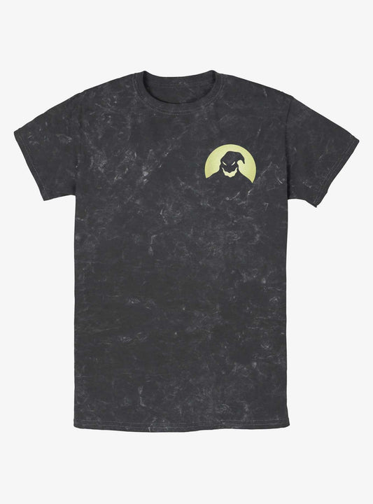 The Nightmare Before Christmas Oogie Boogie Pocket Mineral Wash TShirt T-Shirt | Holiday Edition | Limited Christmas Style