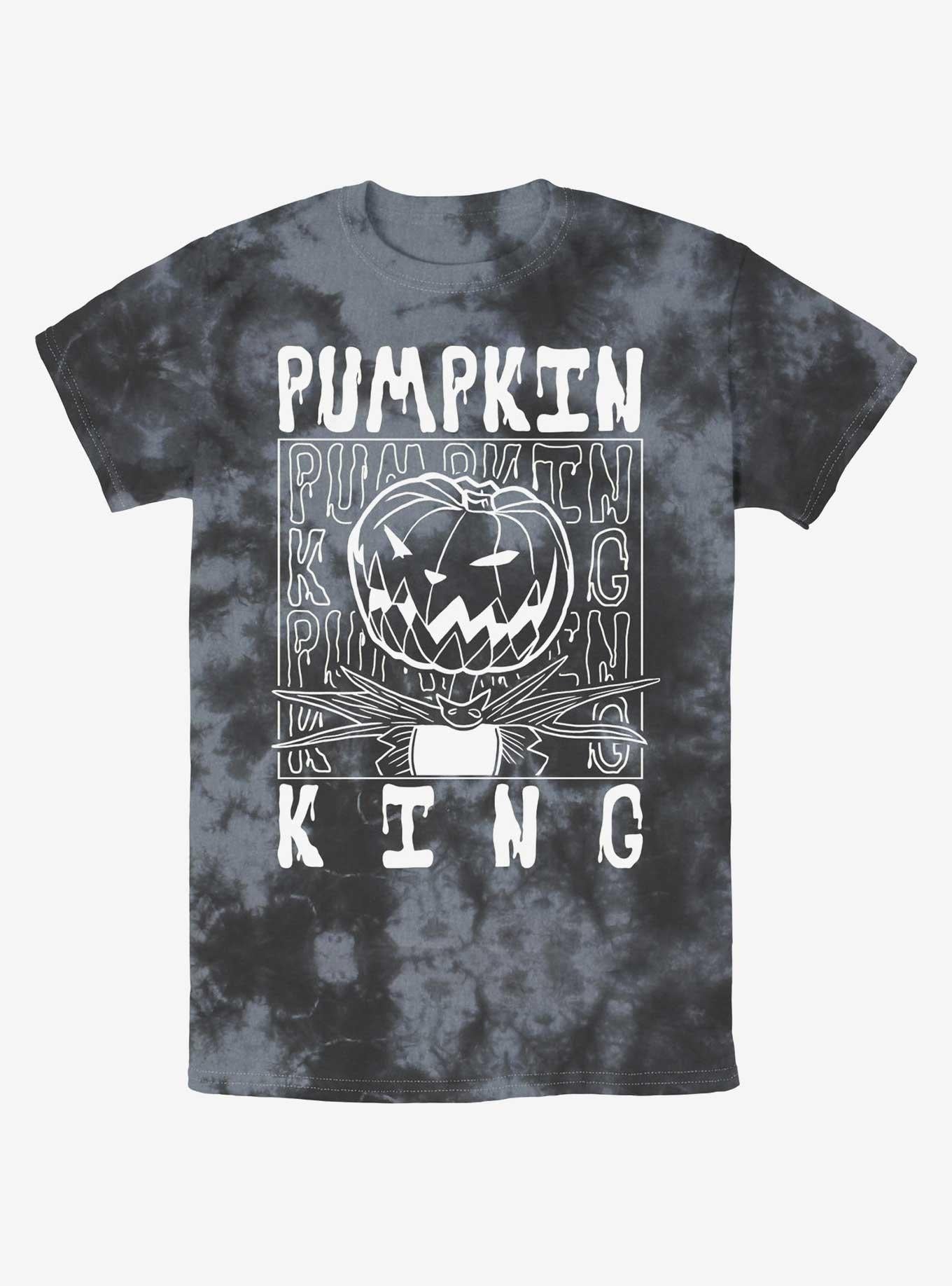 Disney The Nightmare Before Christmas Jack Pumpkin King TieDye TShirt T-Shirt | Seasonal Must-Have | Perfect Holiday Gift