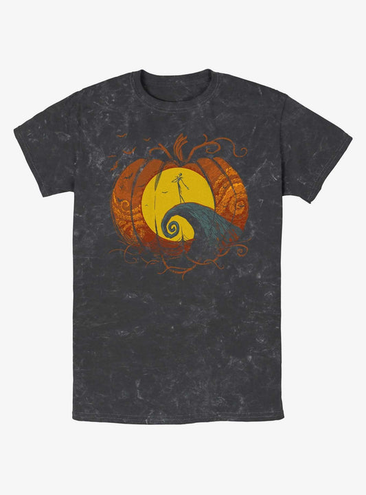 Disney The Nightmare Before Christmas Pumpkin King Lament Mineral Wash TShirt T-Shirt | Top Trending Graphic | Limited Christmas Style