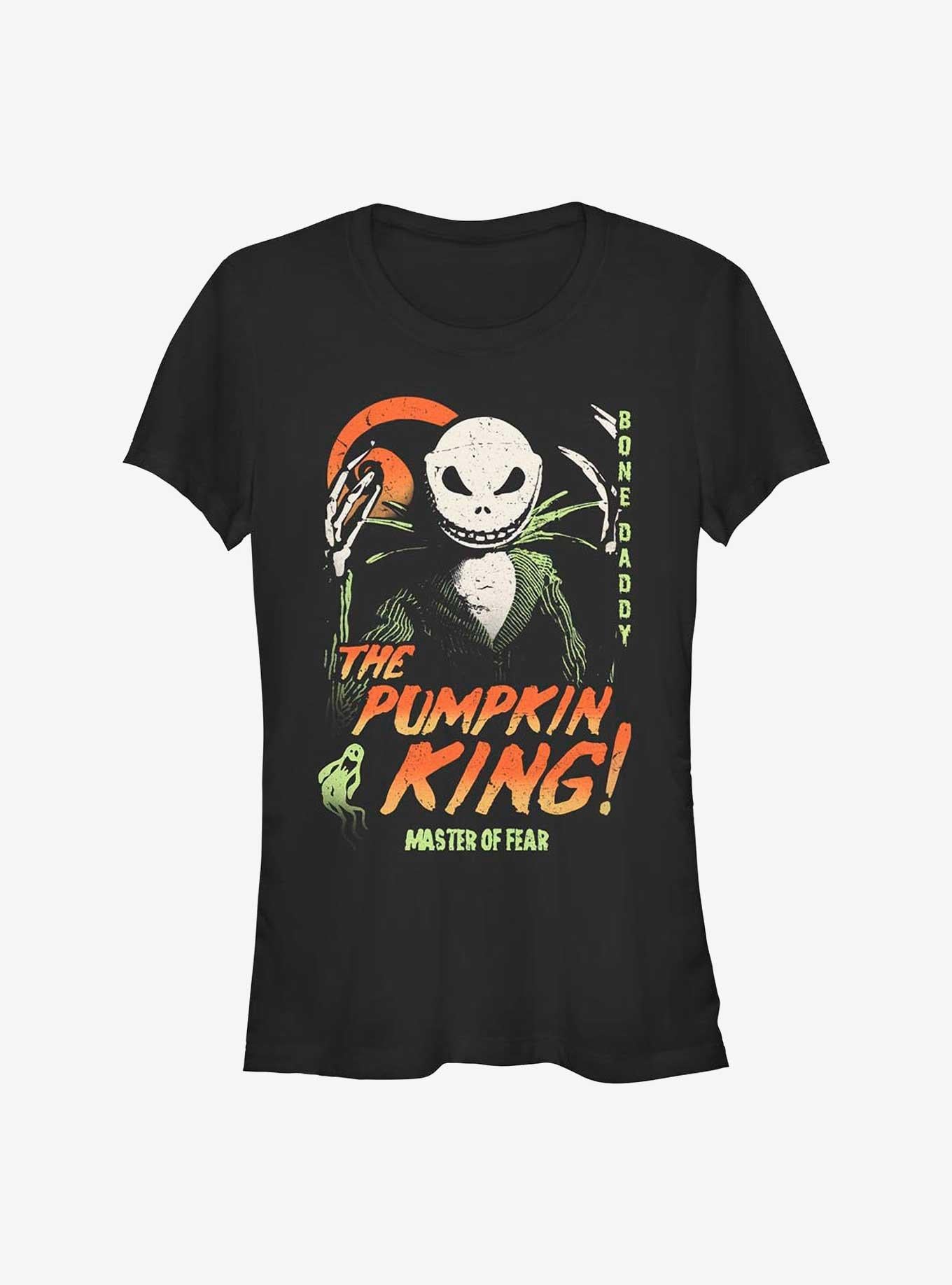 Disney The Nightmare Before Christmas Jack The Pumpkin King Girls TShirt T-Shirt | Fan Favorite Artwork | Perfect For Daily Wear