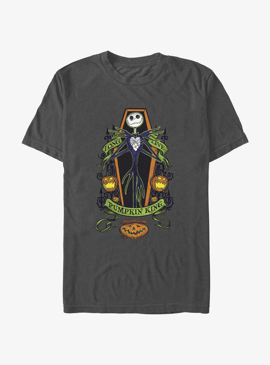 Disney The Nightmare Before Christmas Long Live Pumpkin King Jack TShirt T-Shirt | Vintage Christmas Look | Top Pick For Gifting