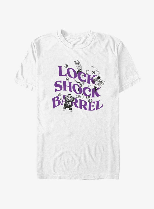 Disney The Nightmare Before Christmas Tricksters Three Lock, Shock, & Barrel T-Shirt