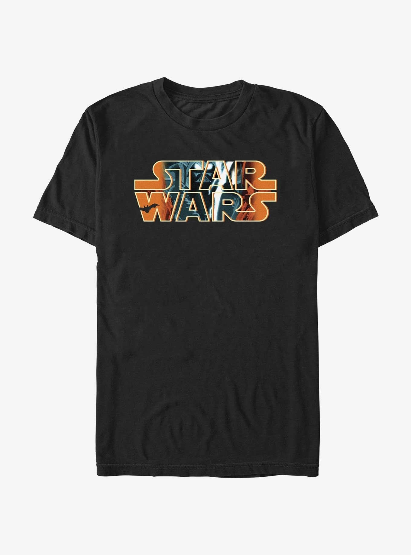 Star Wars Vader Halloween Logo T-Shirt