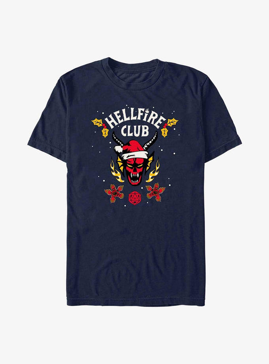 Stranger Things A Hellfire Holiday TShirt T-Shirt | Seasonal Must-Have | Perfect Holiday Gift