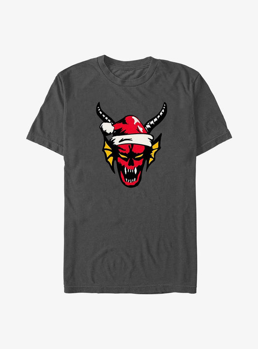 Stranger Things Hellfire Christmas Club TShirt T-Shirt | Cute Festive Style | Perfect For Daily Wear
