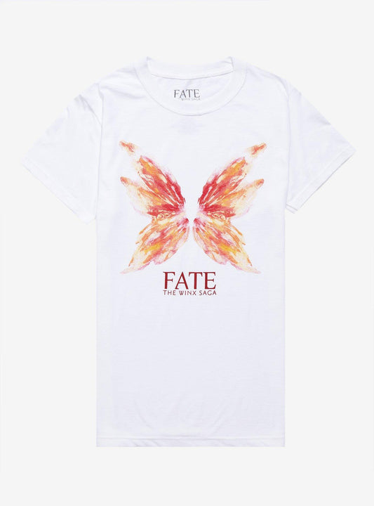 Fate The Winx Saga Fire Fairy Wings Boyfriend Fit Girls TShirt Graphic Tee | Graphic Tee | Unisex Shirt | Perfect Gift for Fans