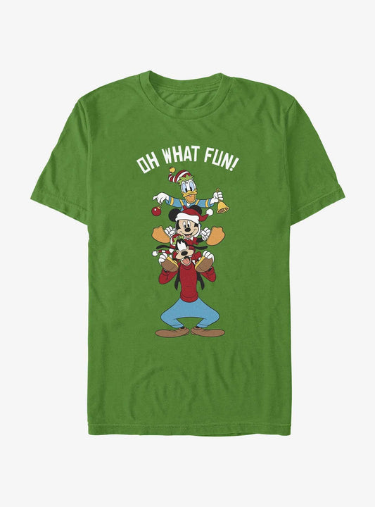 Disney Mickey Mouse Holiday Fun TShirt T-Shirt | Holiday Edition | Trending Festive Apparel