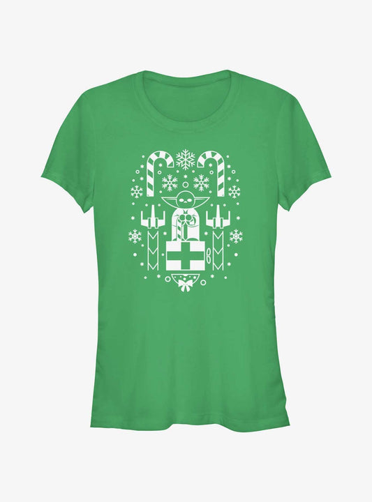 Star Wars Christmas Yoda Girls TShirt T-Shirt | Top Trending Graphic | Perfect Holiday Gift