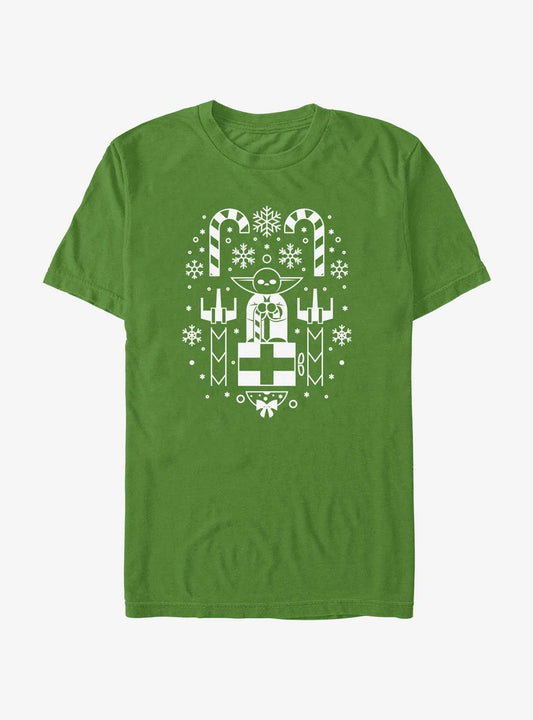 Star Wars Christmas Yoda TShirt T-Shirt | Vintage Christmas Look | Perfect For Daily Wear