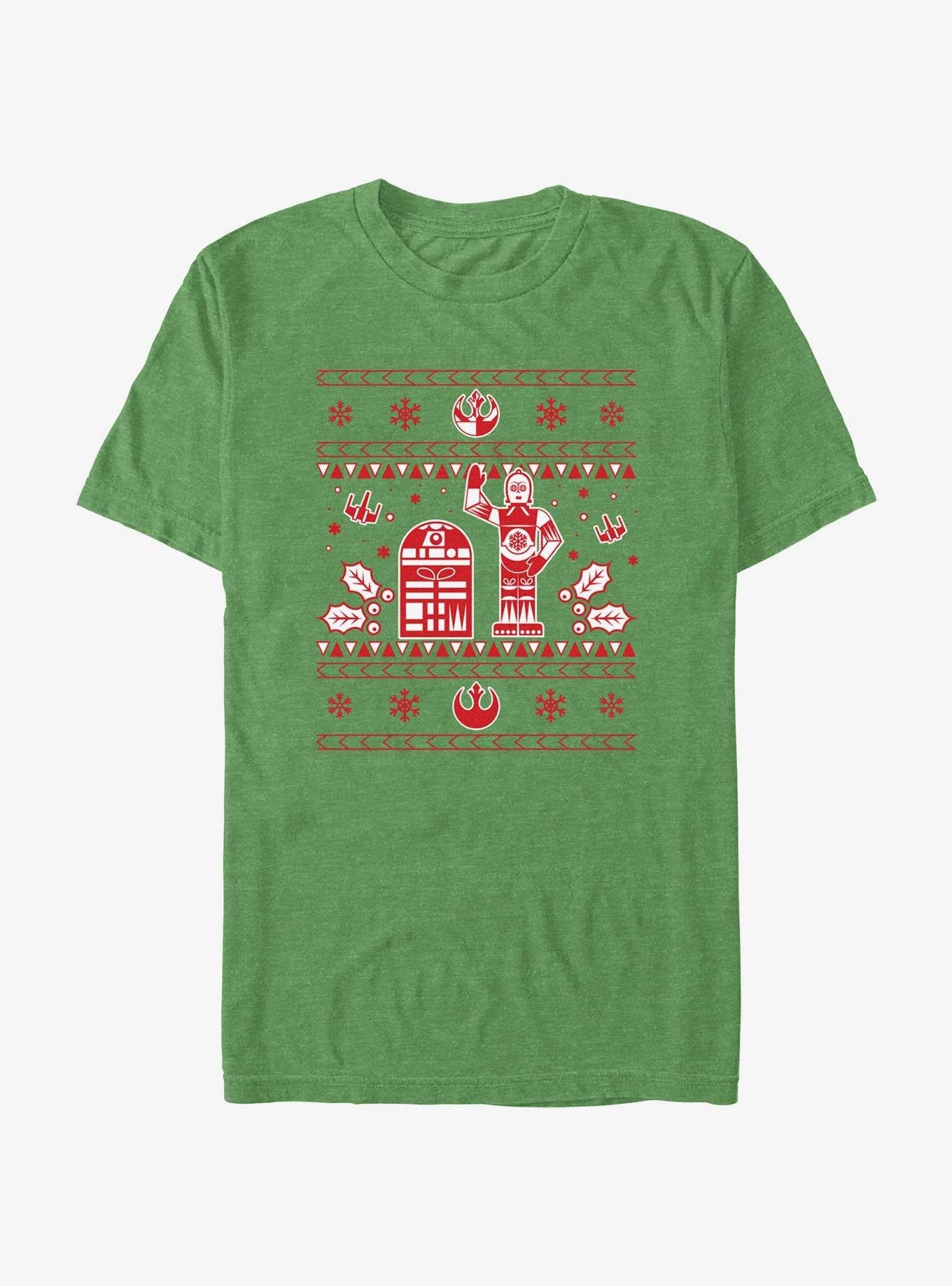 Star Wars Droid Ugly Christmas T-shirt | Trendy Graphic Tee | Casual Unisex T-shirt