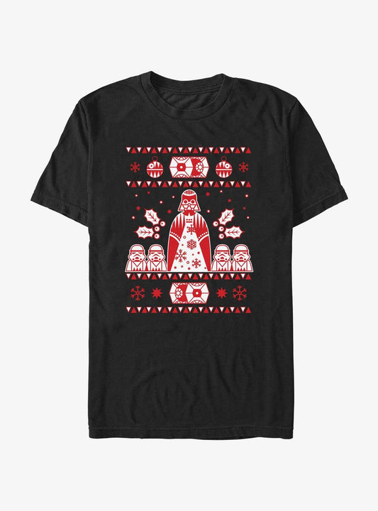 Star Wars Empire Ugly Christmas T-shirt | Trendy Graphic Tee | Casual Unisex T-shirt