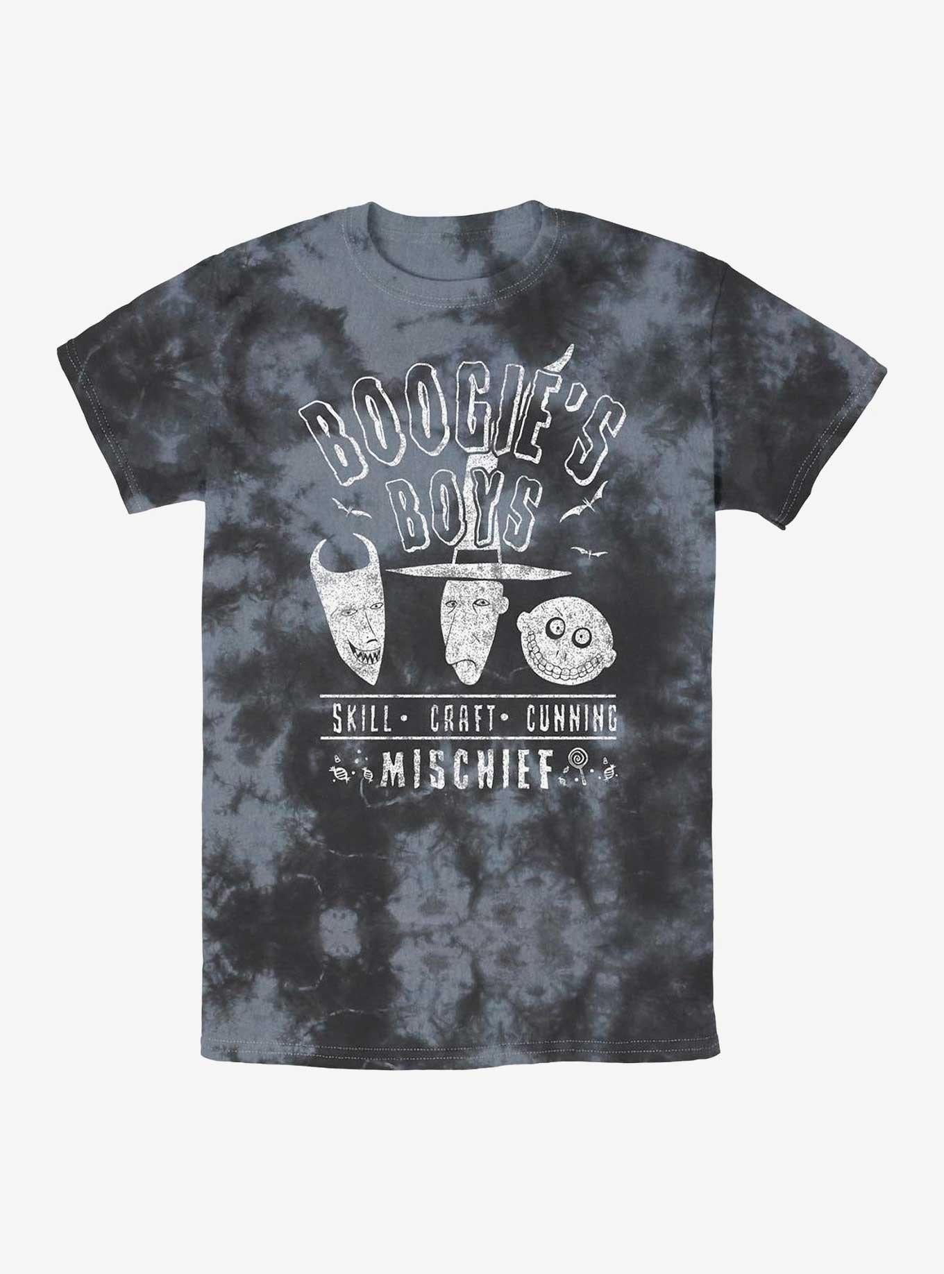 The Nightmare Before Christmas Boogies Boys TieDye TShirt T-Shirt | Holiday Edition | Top Pick For Gifting
