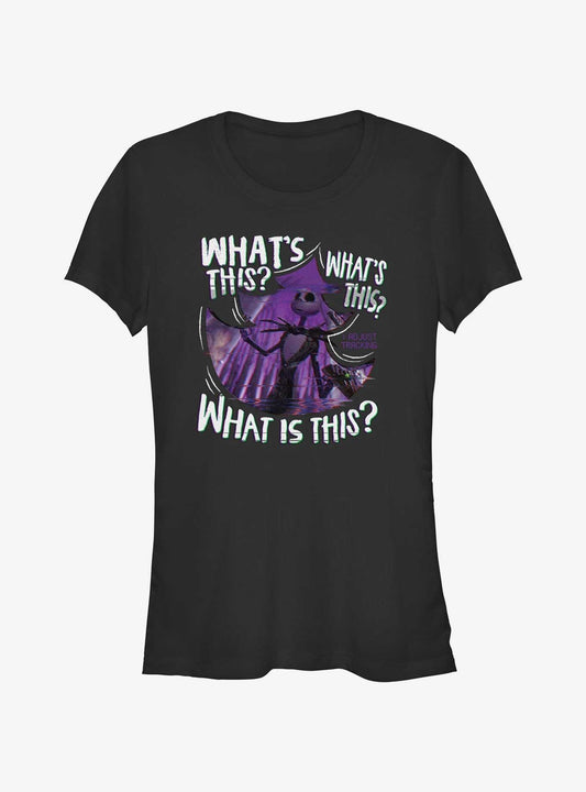 Disney The Nightmare Before Christmas Jack Skellington Whats This Girls TShirt T-Shirt | Best-Selling Design | Perfect Holiday Gift