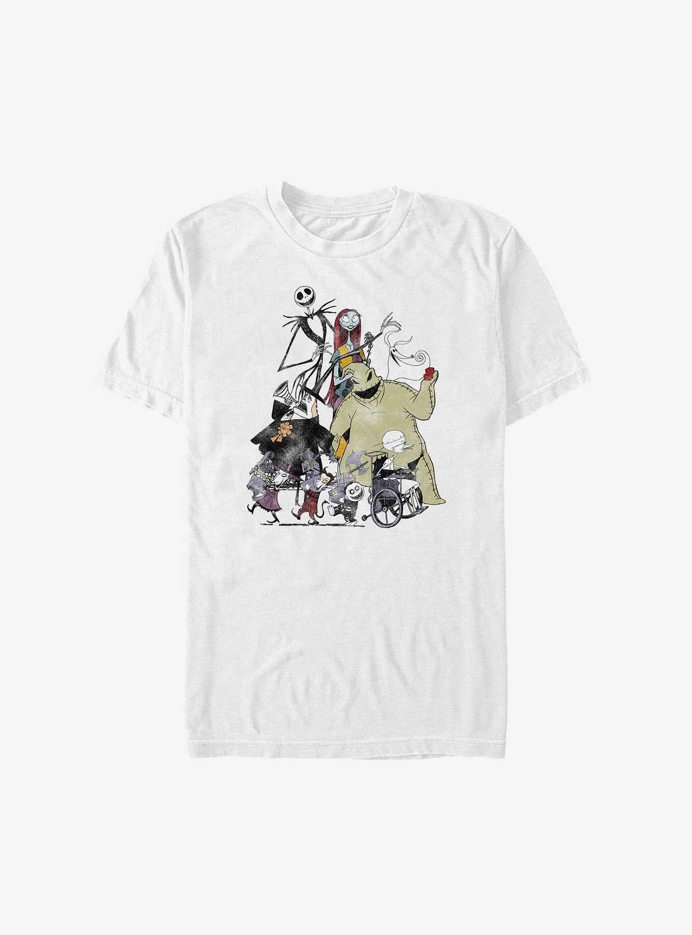 Disney The Nightmare Before Christmas Halloween Town Members TShirt T-Shirt | Top Trending Graphic | Trending Festive Apparel