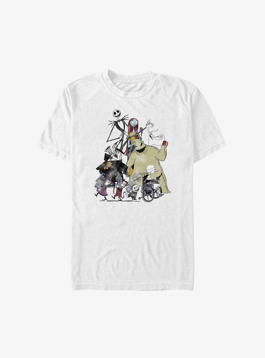 Disney The Nightmare Before Christmas Halloween Town Members TShirt T-Shirt | Top Trending Graphic | Trending Festive Apparel