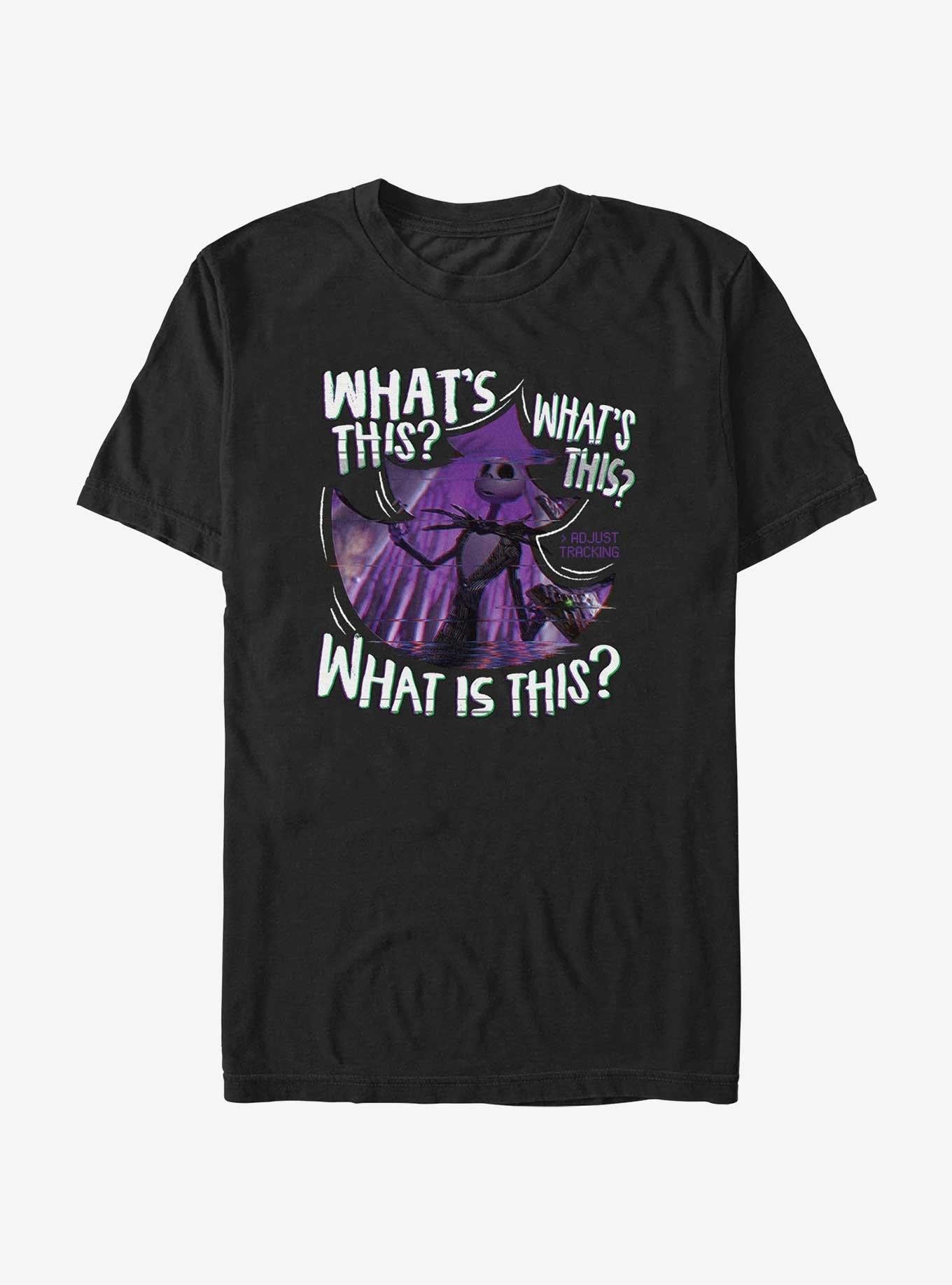 Disney The Nightmare Before Christmas Jack Skellington Whats This TShirt T-Shirt | High-Quality Print | Perfect For Daily Wear