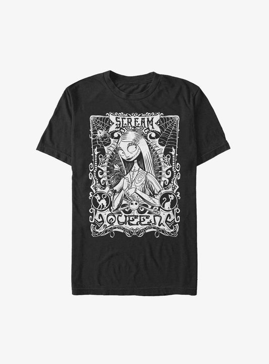 Disney The Nightmare Before Christmas Sally Scream Queen Extra Soft TShirt T-Shirt | Best-Selling Design | Perfect Holiday Gift