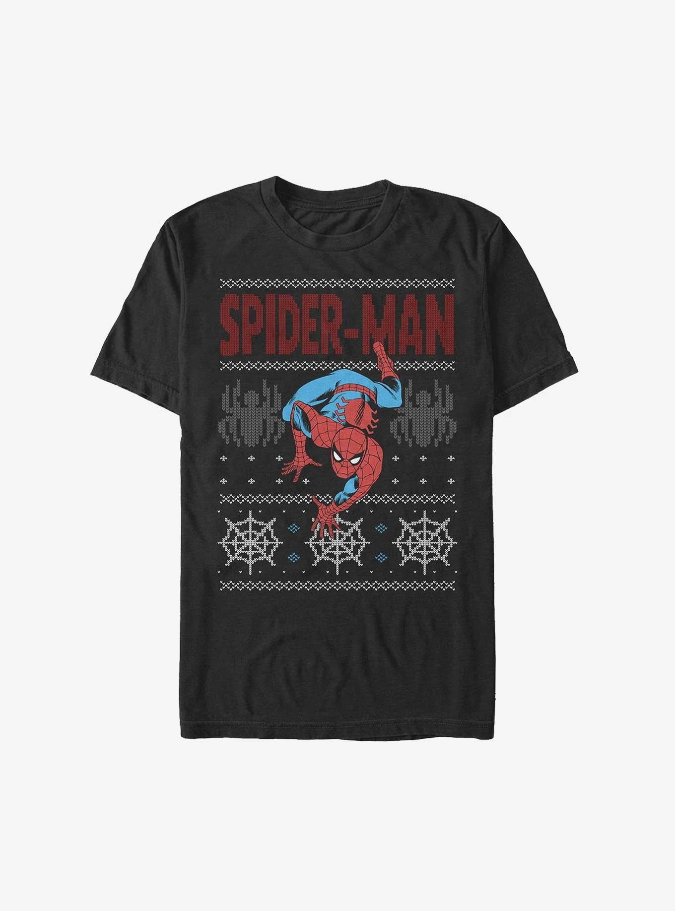 Marvel SpiderMan Ugly Christmas Extra Soft TShirt T-Shirt | Premium Graphic | Great For Christmas Season