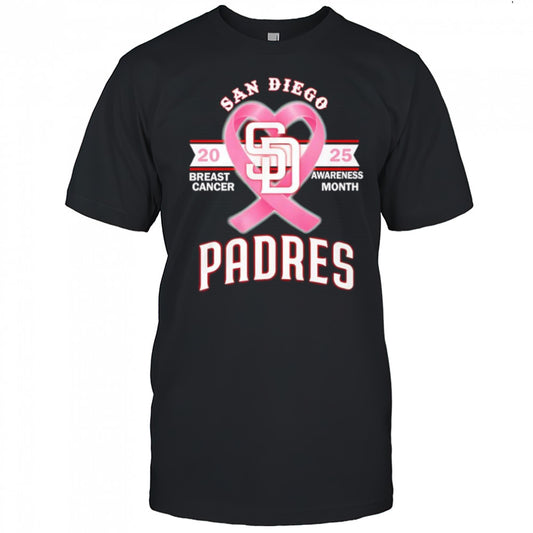 2025 Breast Cancer Awareness Month San Diego Padres shirt