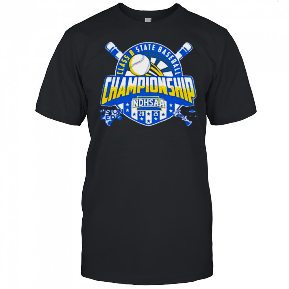 2025 NDHSAA Class B State Baseball Championship shirt