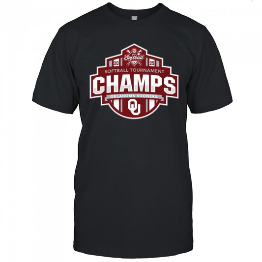 2025 Oklahoma Sooners SEC Softball Conference Tournament Champions Locker Room NCAA t shirt