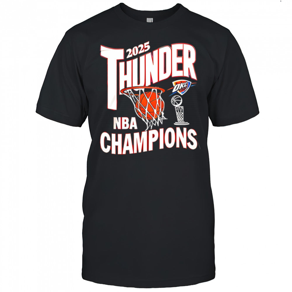 2025 Thunder NBA Champions shirt
