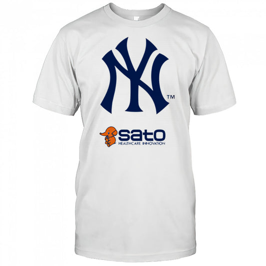 2025 Yankees sato healthcare innovation shirt