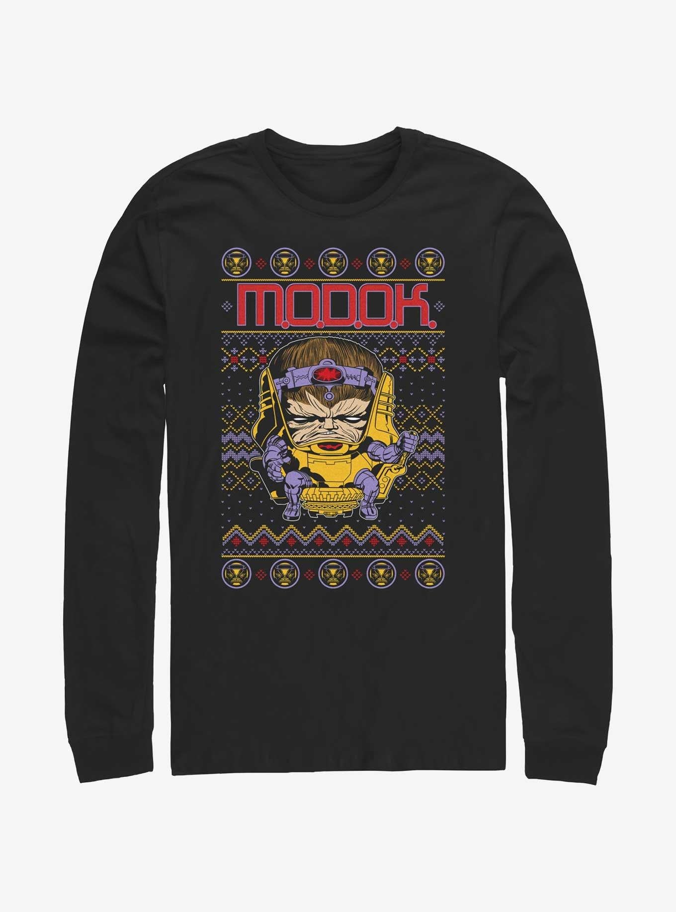 Marvel Modok Ugly Christmas LongSleeve TShirt T-Shirt | Best-Selling Design | Perfect Holiday Gift