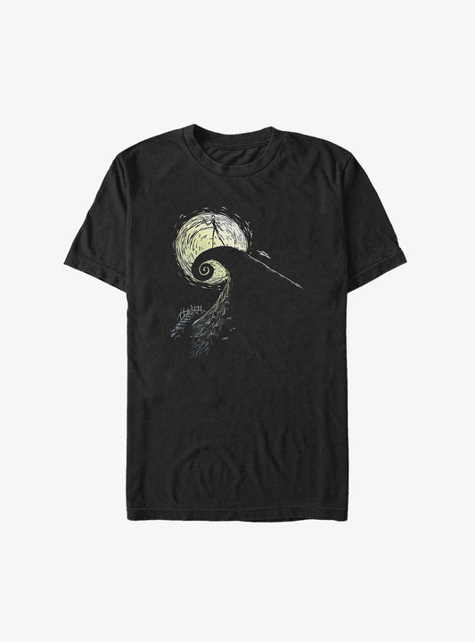 Disney The Nightmare Before Christmas Spiral Hill Jack Big Tall TShirt T-Shirt | Holiday Edition | Perfect For Daily Wear