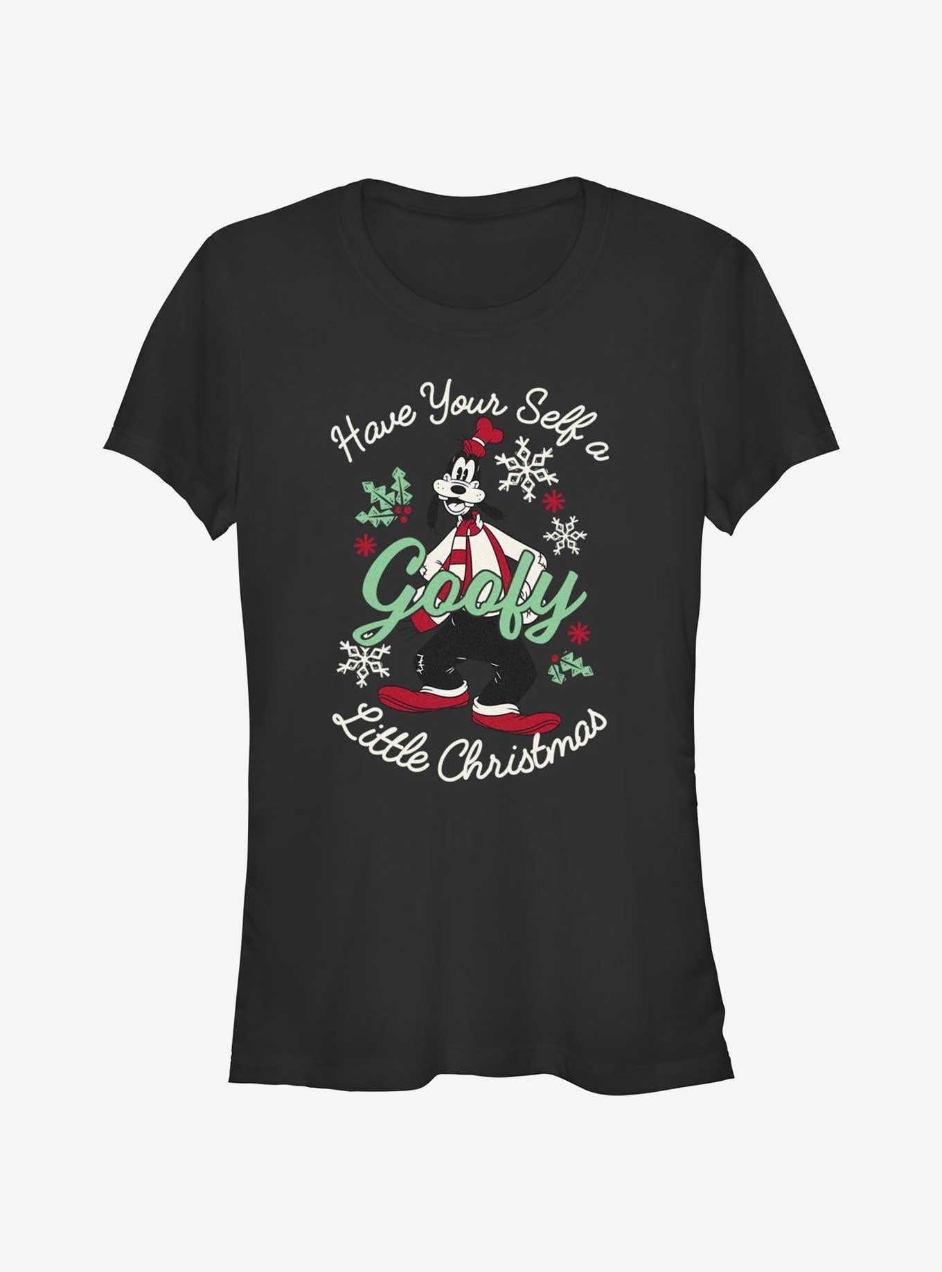 Disney Goofy Little Christmas Black Girls TShirt T-Shirt | High-Quality Print | Limited Christmas Style