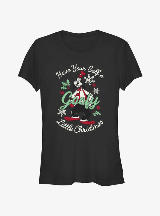 Disney Goofy Little Christmas Black Girls TShirt T-Shirt | High-Quality Print | Limited Christmas Style
