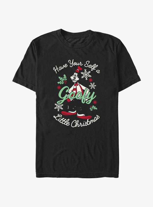 Disney Goofy Little Christmas Black TShirt T-Shirt | Best-Selling Design | Limited Christmas Style