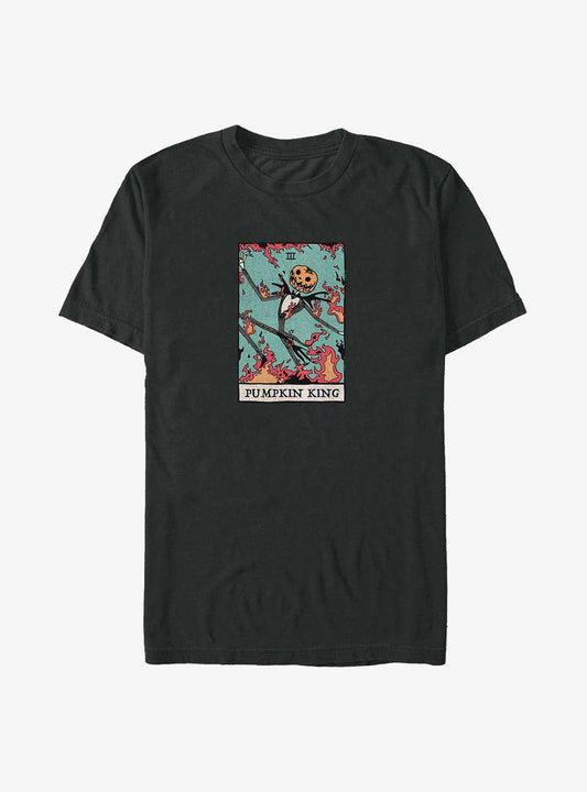 Disney The Nightmare Before Christmas Jack Pumpkin King Card Big Tall TShirt T-Shirt | Premium Graphic | Limited Christmas Style