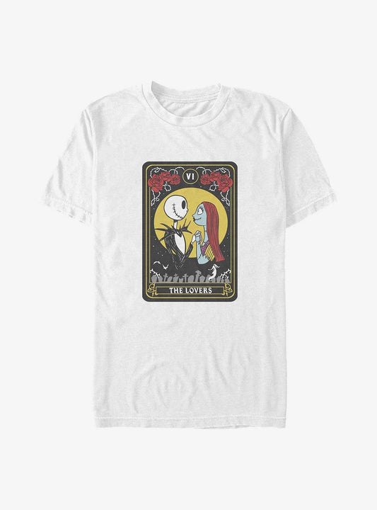 The Nightmare Before Christmas Jack Sally The Lovers Tarot Big Tall TShirt T-Shirt | Cute Festive Style | Top Pick For Gifting