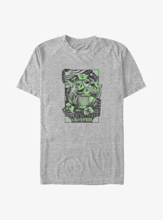 Disney The Nightmare Before Christmas Oogie Boogie Wheel of Fortune Big Tall TShirt T-Shirt | Top Trending Graphic | Trending Festive Apparel