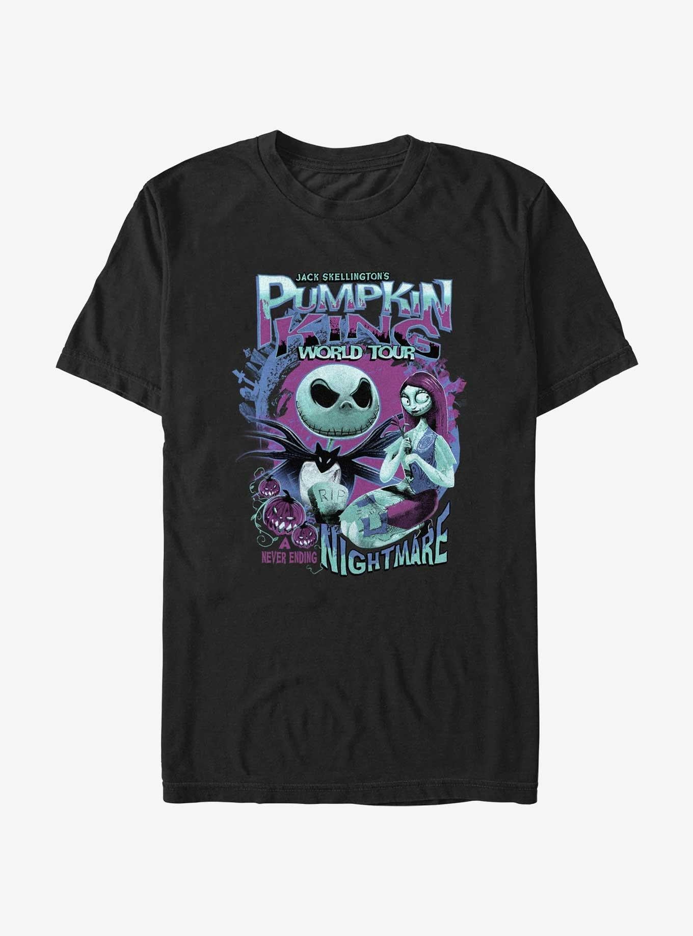 The Nightmare Before Christmas Pumpkin King World Tour TShirt T-Shirt | Cute Festive Style | Perfect Holiday Gift