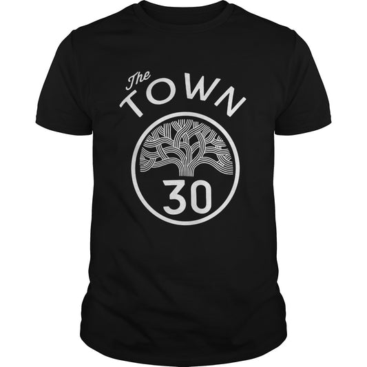 30 Stephen Curry The Town Blue Golden State Warriors shirt