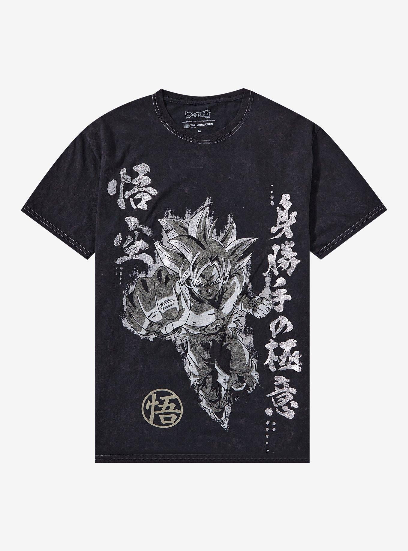 Dragon Ball Super Goku Foil Mineral Wash T-Shirt