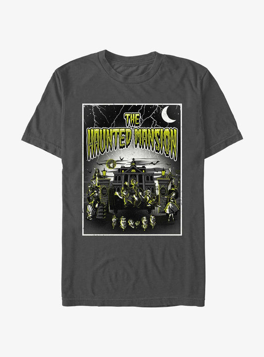 Disney Haunted Mansion Horror Mansion Poster T-Shirt Hot Topic Web Exclusive