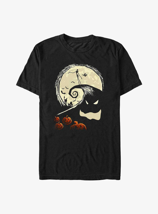 Disney The Nightmare Before Christmas Jack On Pumpkin Hill Extra Soft TShirt T-Shirt | Best-Selling Design | Trending Festive Apparel