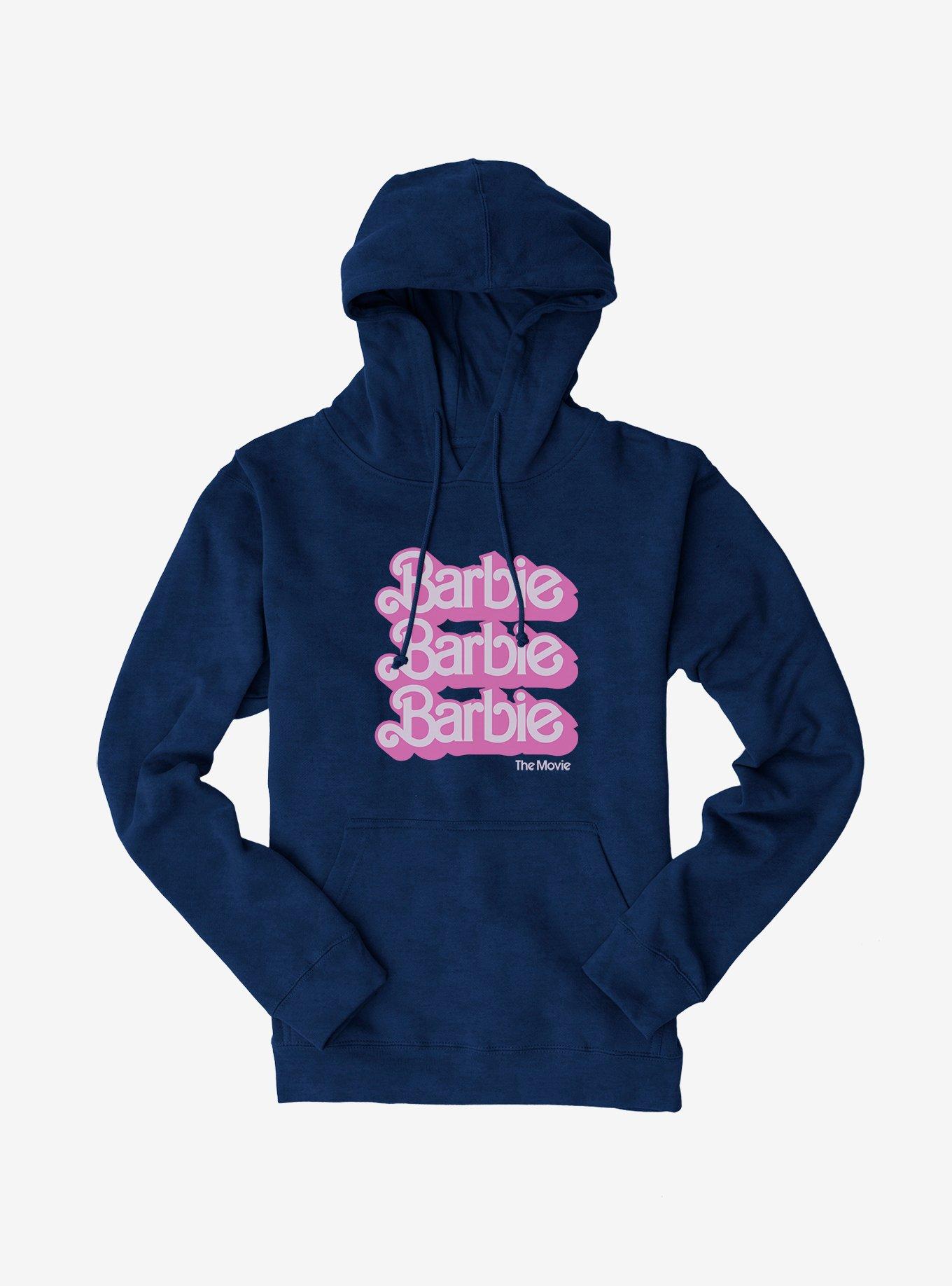 Barbie The Movie Logo Stack Hoodie
