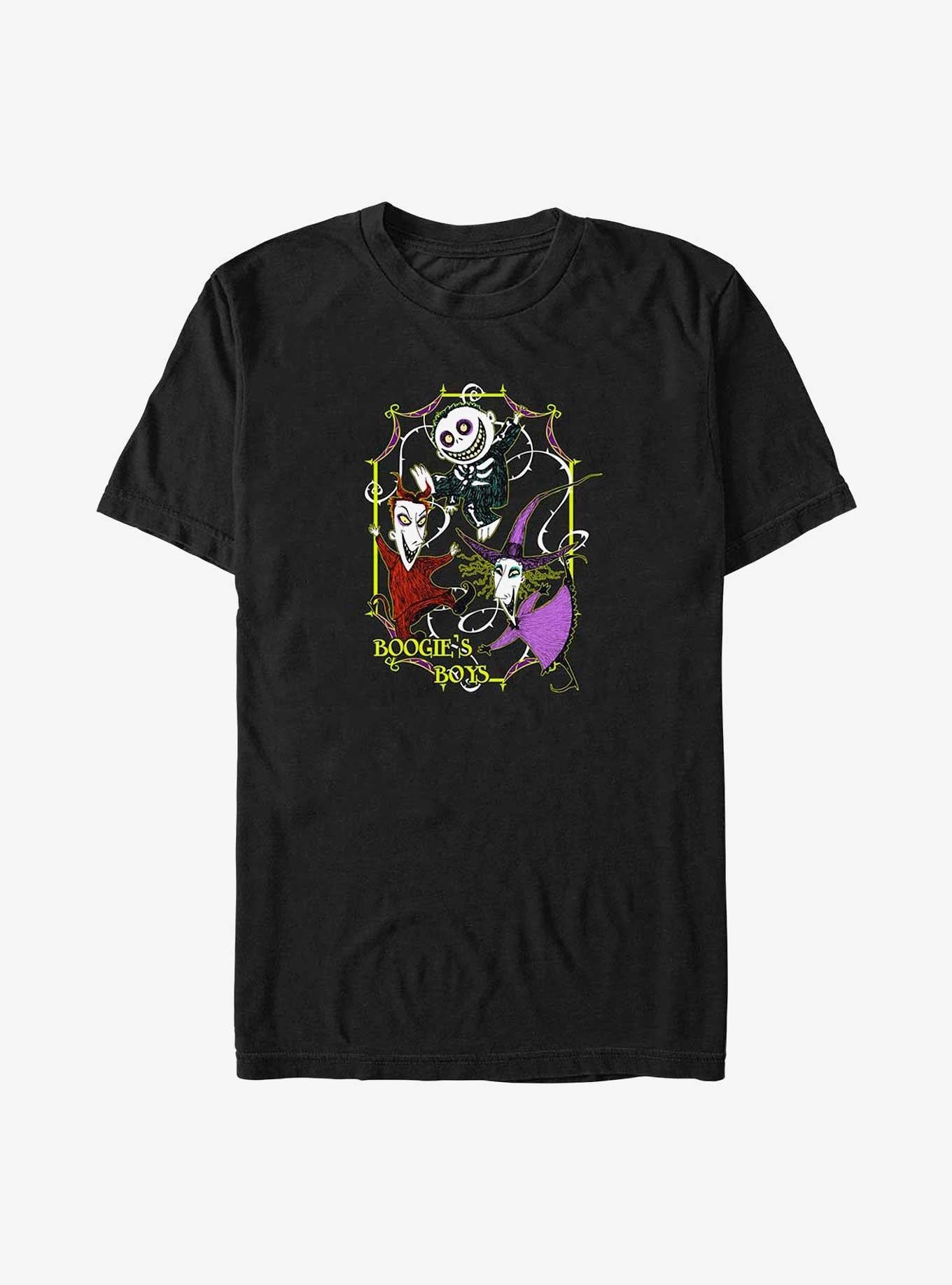 Disney The Nightmare Before Christmas Boogies Boys Lock Shock Barrel Big Tall TShirt T-Shirt | Fan Favorite Artwork | Top Pick For Gifting