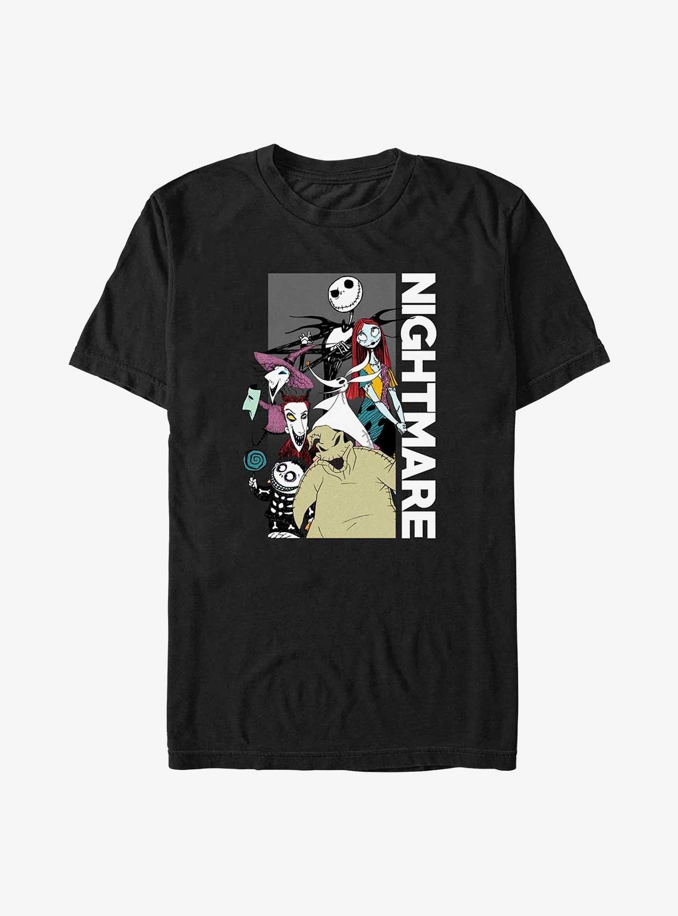 Disney The Nightmare Before Christmas Nightmare Bunch Big Tall TShirt T-Shirt | Top Trending Graphic | Perfect Holiday Gift