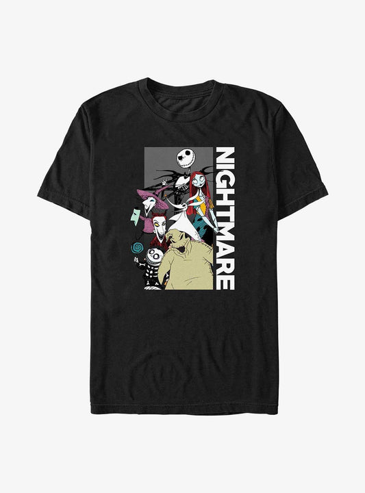 Disney The Nightmare Before Christmas Nightmare Bunch Big Tall TShirt T-Shirt | Top Trending Graphic | Perfect Holiday Gift