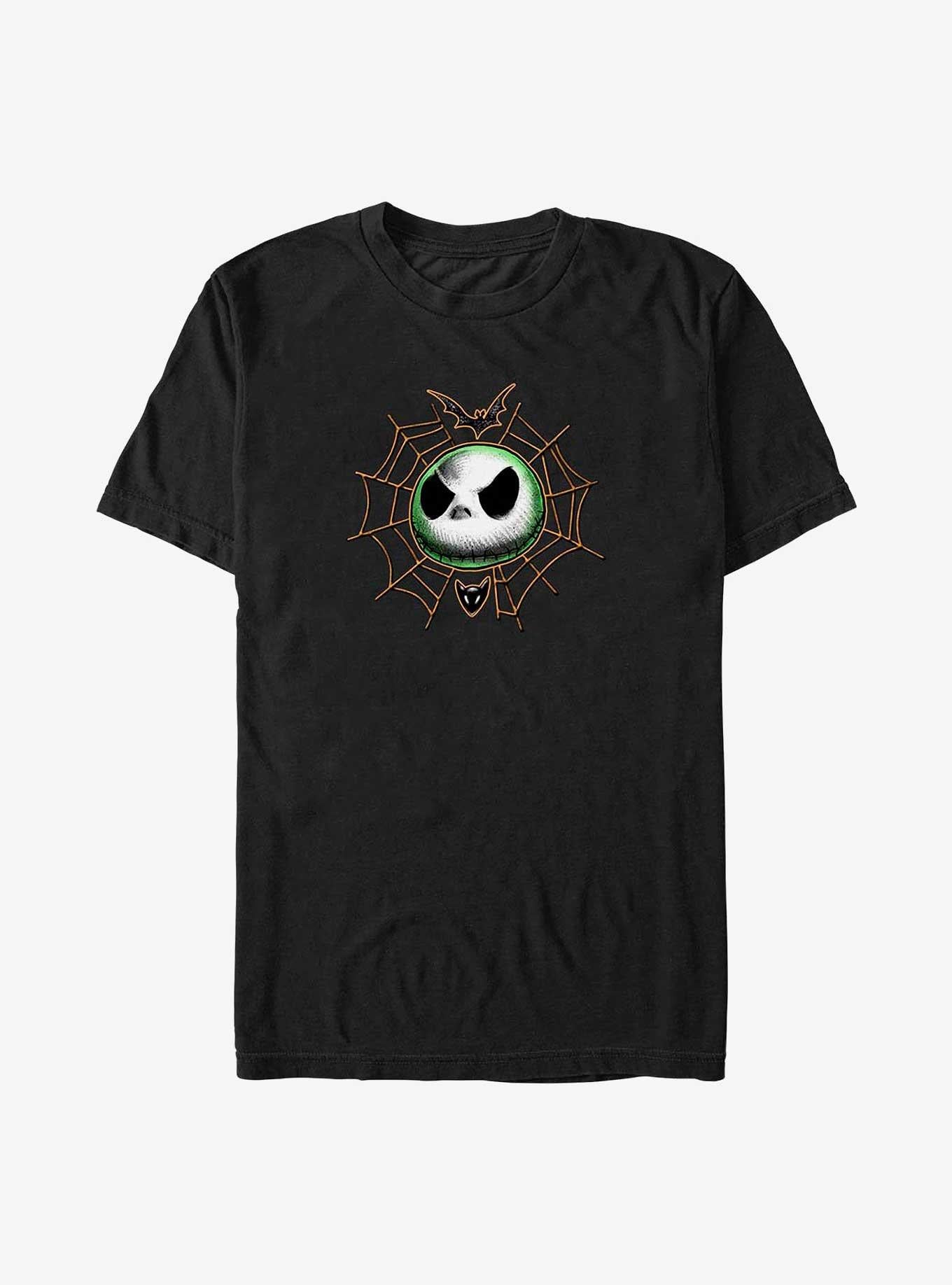 Disney The Nightmare Before Christmas Jack Skellington Web Big Tall TShirt T-Shirt | High-Quality Print | Limited Christmas Style