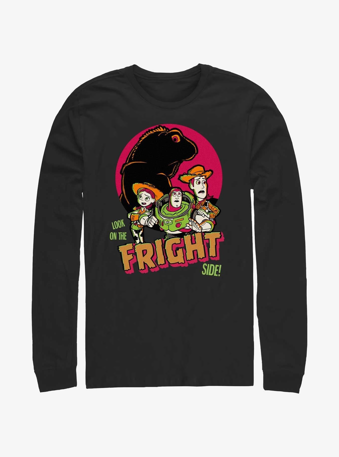 Disney100 Halloween Toy Story Jessie, Buzz & Woody Look On The Fright Side Long-Sleeve T-Shirt