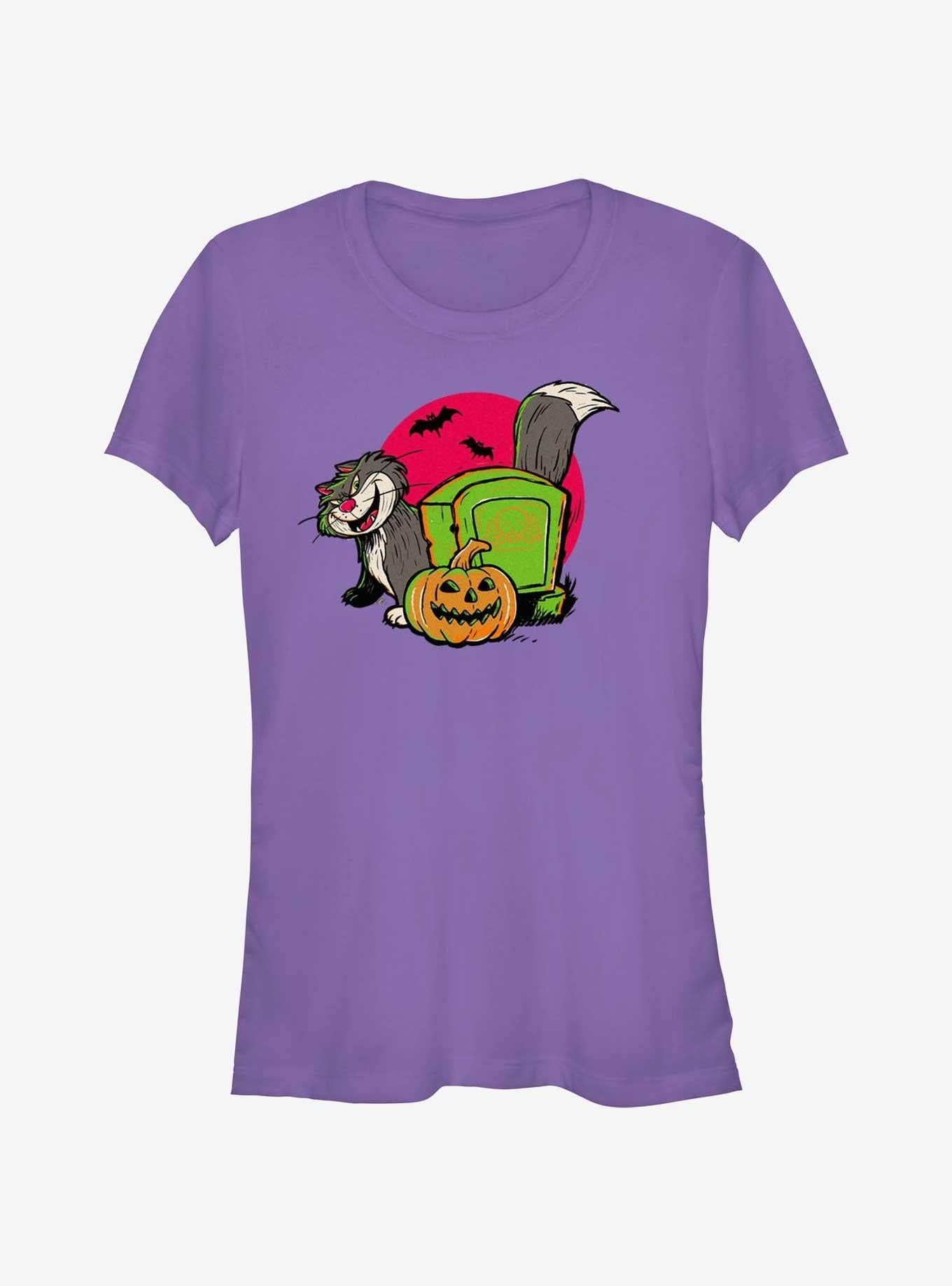 Disney100 Halloween Cinderella Lucifer Cat Girls T-Shirt