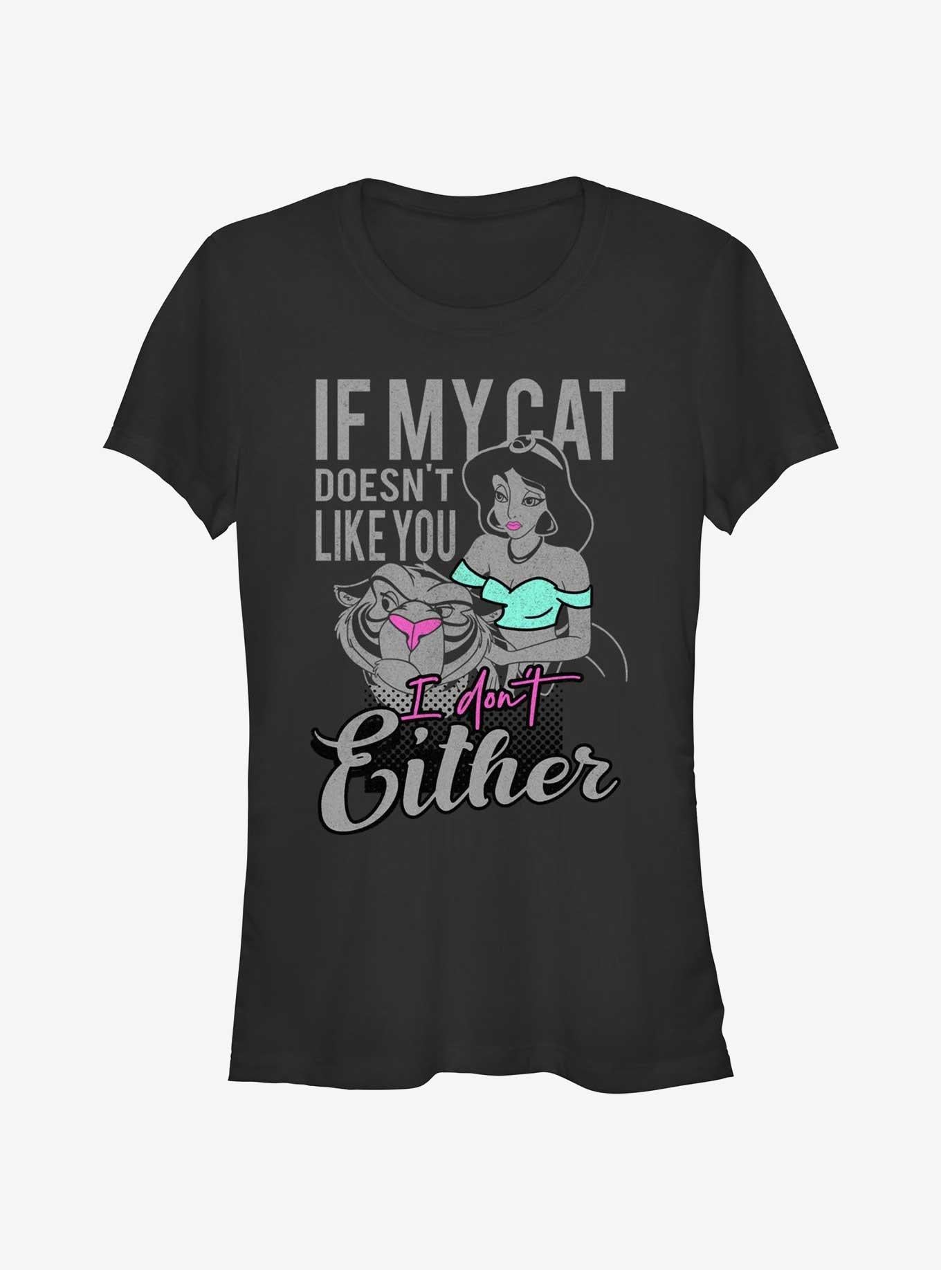 Disney Aladdin Jasmine If My Cat Doesn't Like You I Don't Either Girls T-Shirt T-Shirt – Top Trending Graphic | Must-Have Style